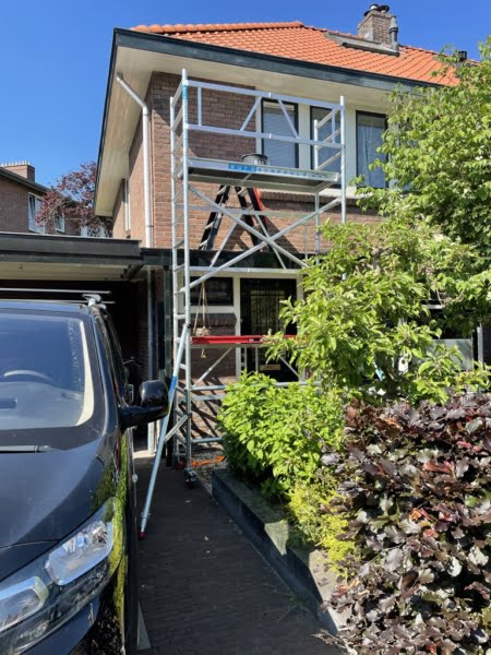 Buiten schilderwerkzaamheden.